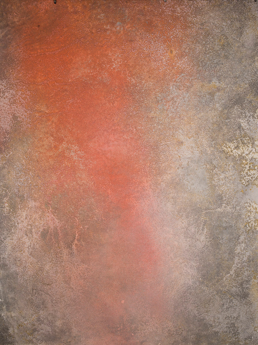 Grey Orange Hand Painted Backdrop Strong Text M Size 15409
