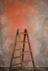 Grey Orange Hand Painted Backdrop Strong Text M Size 15409