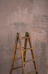 Grey Rose Hand Painted Backdrop Mid Text ST Size 15507