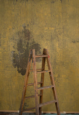 Ochre Backdrop Hand Painted Strong Text L Size 15397