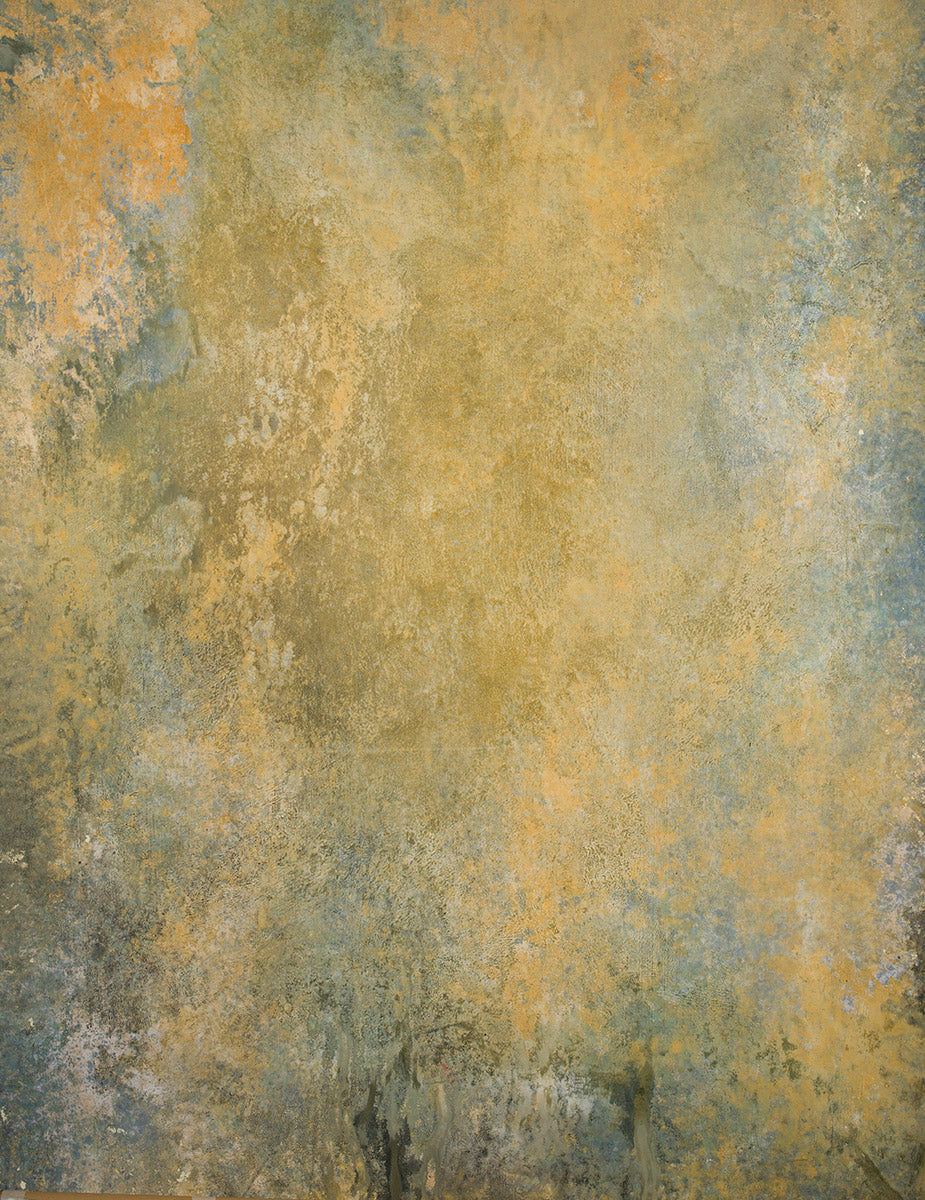 Ochre Grey Hand Painted Backdrop Strong Text M Size 15408