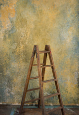 Ochre Grey Hand Painted Backdrop Strong Text M Size 15408
