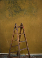 Ochre Hand Painted Backdrop Mid Text M Size 15462