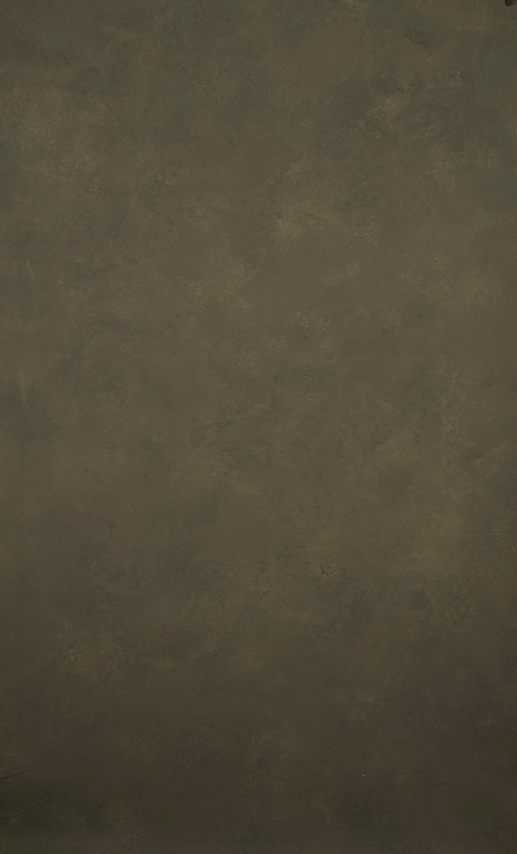 Olive Green Hand Painted Backdrop Mid Text XS Size 15587