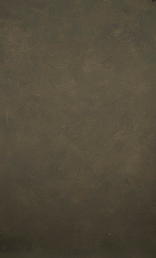 Olive Green Hand Painted Backdrop Mid Text XS Size 15587