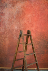 Orange Backdrop Hand Painted Strong Text M Size 15416