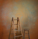 Orange Blue Hand Painted Backdrop Strong Text L+ Size 1393