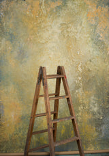 Ochre Grey Hand Painted Backdrop Strong Text M Size 15423