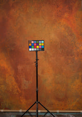 Orange Hand Painted Backdrop Mid Text M Size 15407