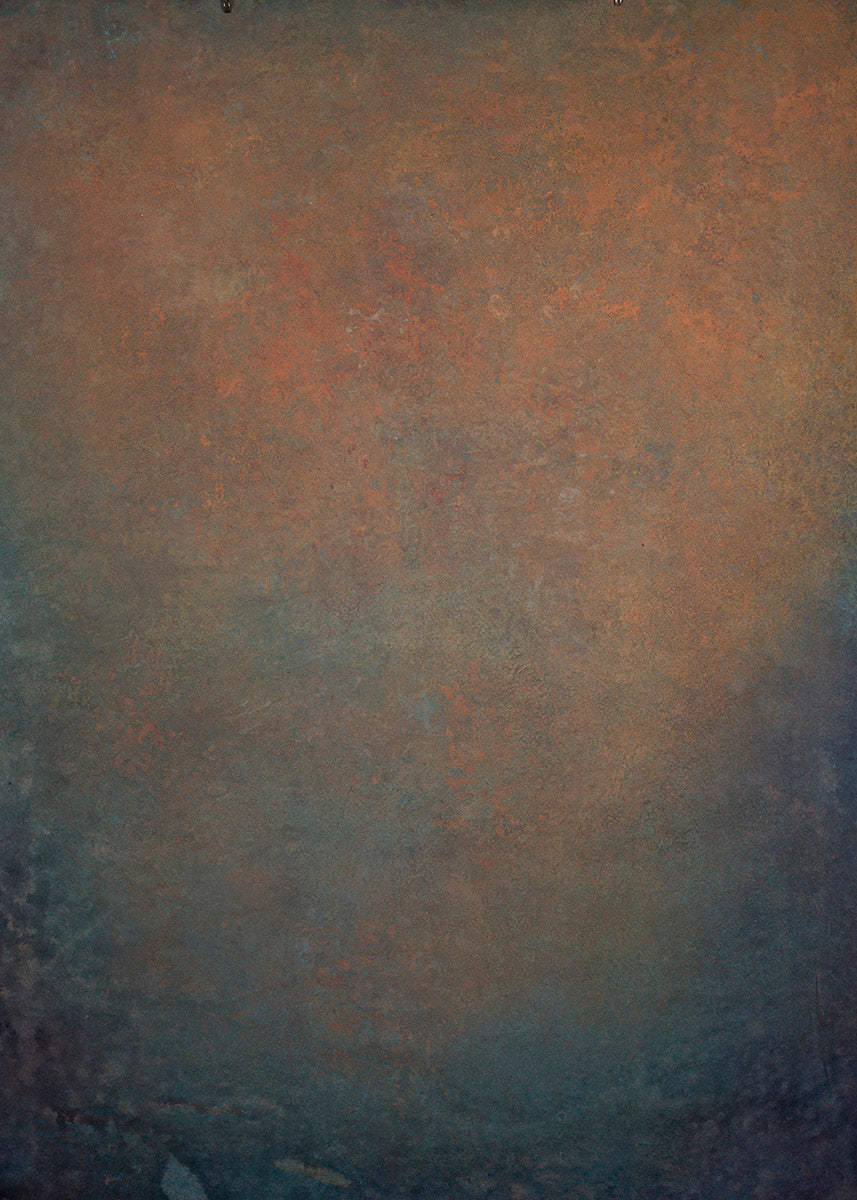 Orange Purple Backdrop Hand Painted Mid Text M Size 15412
