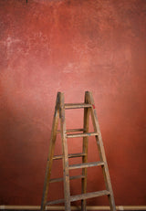 Orange Red Hand Painted Mid Text M Size 15415