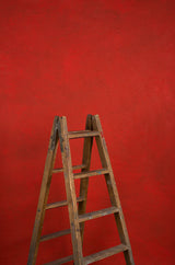 Red Hand Painted Backdrop Mid Text ST Size 15493