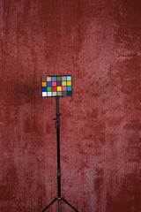 Red Hand Painted Backdrop Strong Text ST Size 15500