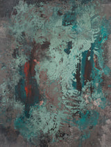 Tirquize Red Hand Painted Backdrop Strong Text M Size 15406