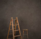 Warm Grey Hand Painted Backdrop Mid Text L+ Size 1446