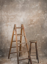 Warm Grey Hand Painted Backdrop Strong Text XL Size 1427