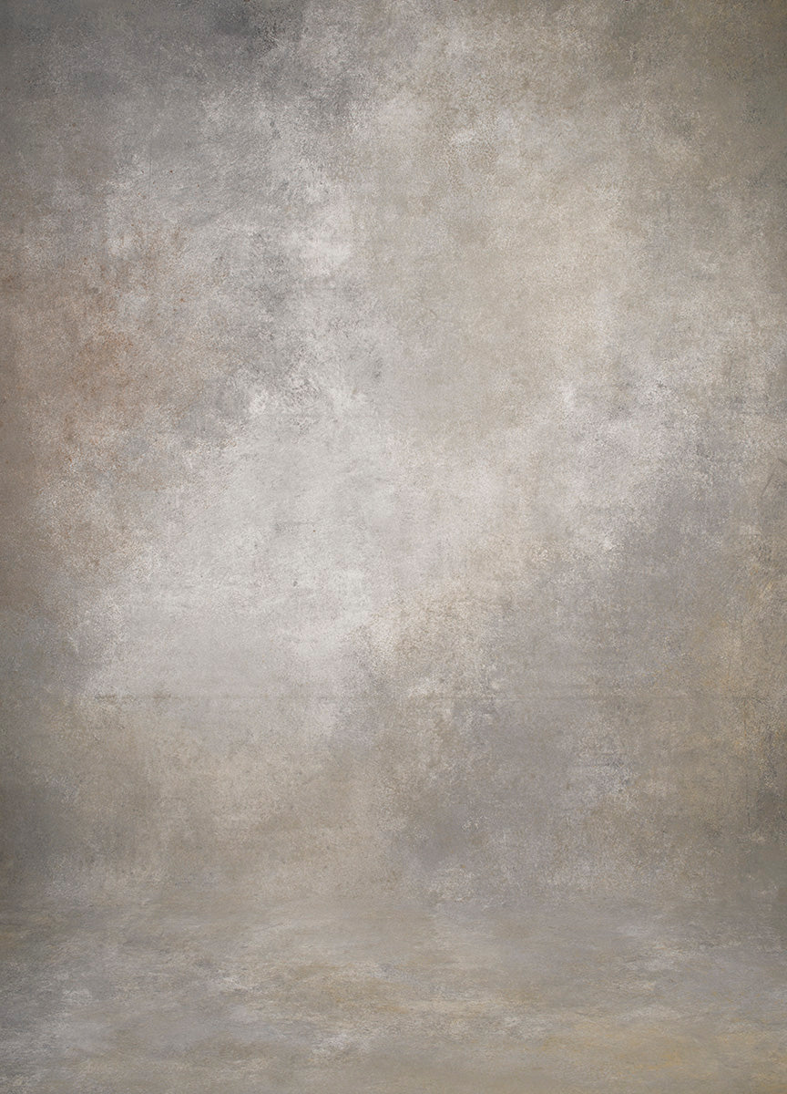 Warm Grey Hand Painted Backdrop Strong Text XL Size 1429