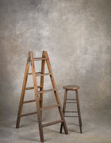 Warm Grey Hand Painted Backdrop Strong Text XL Size 1429