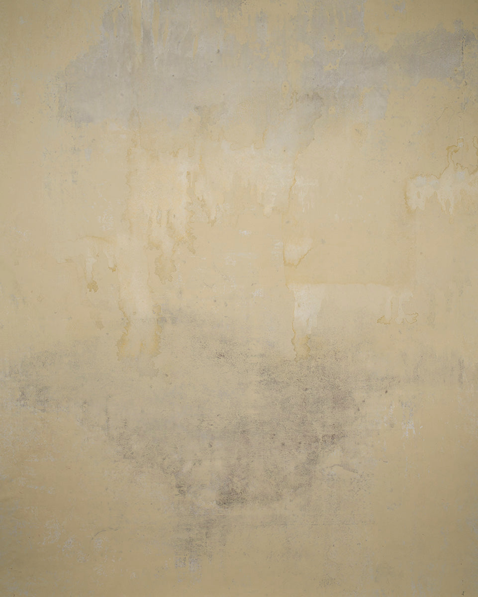 Yellow Hand Painted Backdrop Mid Text L Size 15548