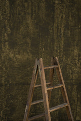 Olive Green Distressed L