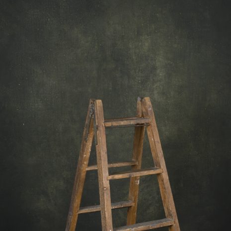 12094 Dark Green Grey Distressed Text La