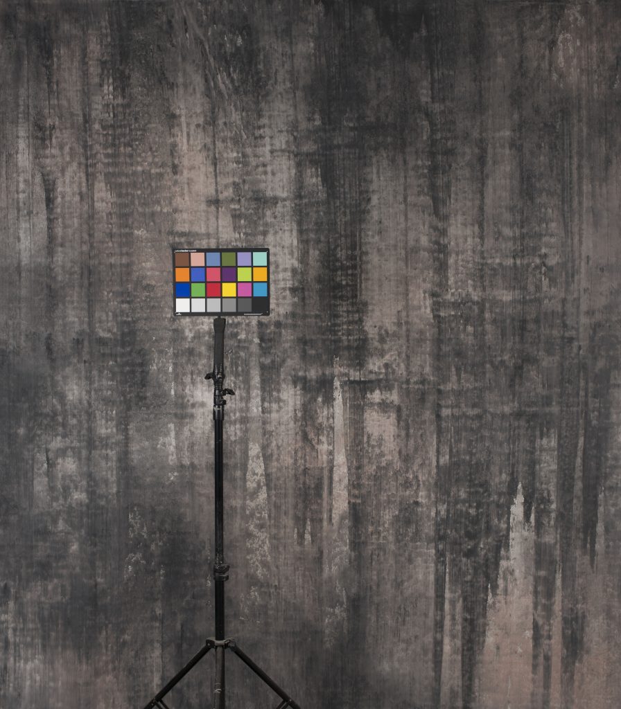 Grey backdrop
