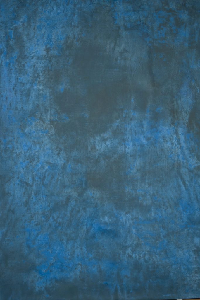 Slate BLUE STRONG TEXT L Photography backdrop