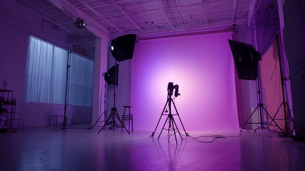5 Best Violet Backdrops for Stunning Studio Portraits 7 Violet Backdrop in Studio
